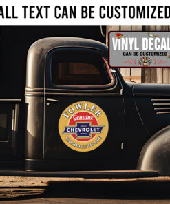Personalized Chevrolet Emblem Sticker 11898