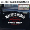 Personalized Chevrolet Lettering Vinyl Sticker 10580