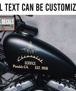 Personalized Chevrolet Service Pinstriping Sticker 12048