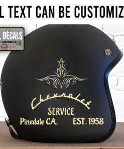 Personalized Chevrolet Service Pinstriping Sticker 12048