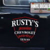 Personalized Chevrolet Service Sticker 10943