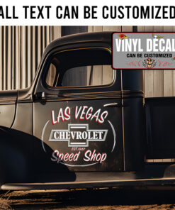Personalized Chevrolet Speed Shop Sticker 11736