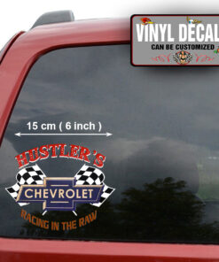 Personalized Chevy Hot Rod Truck Gasser Racing Car Door Art Lettering Vinyl Sticker 10202