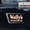 Personalized Chevy Speed Shop Lettering Vinyl Sticker 10532