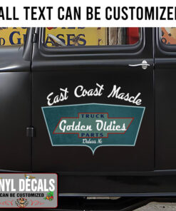 Personalized Chevy Truck Parts Lettering Sticker 11351