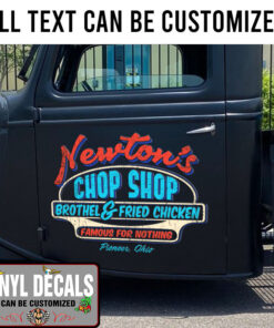 Personalized Chop Shop Sticker 11517