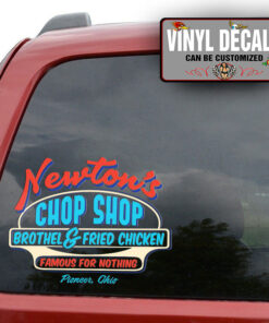 Personalized Chop Shop Sticker 11517