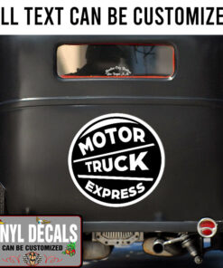 Personalized Circle Lettering For Garage Vinyl Sticker 10599