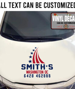 Personalized Company Name Lettering Sticker 11055