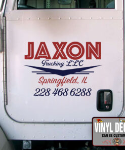 Personalized Company Name Lettering Sticker 11082