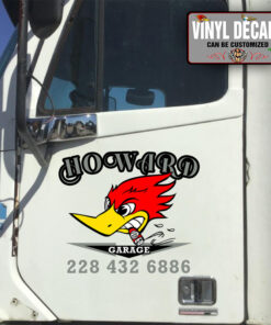 Personalized Company Name Lettering Sticker 11179