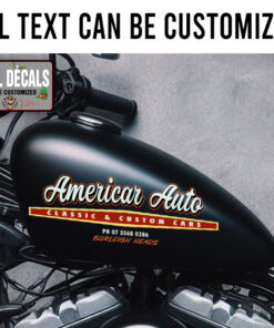 Personalized Company Name Lettering Sticker 12085