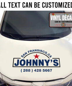 Personalized Company Name Truck Door Sticker 11063