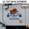 Personalized Company Name Truck Door Sticker 11064