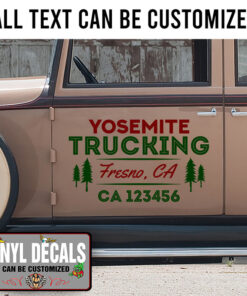 Personalized Company Name Truck Sticker 11100