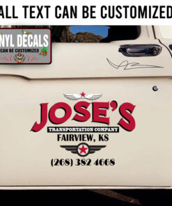 Personalized Company Name Trucking Company Logistic Company Sticker 11092