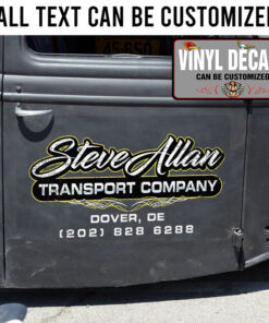 Personalized Company Name Trucking Company Logistic Company Sticker 11093