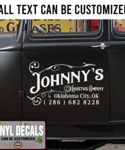 Personalized Company Name Trucking Company Logistic Company Sticker 11094