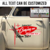 Personalized Company Name Vintage Style Truck Door Sticker 10927