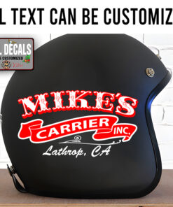 Personalized Company Name With Ribbon Sticker 12088