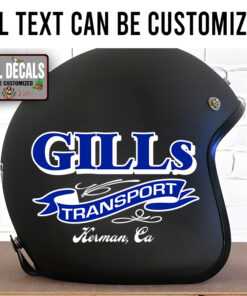 Personalized Company Name With Ribbon Sticker 12092