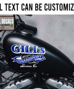 Personalized Company Name With Ribbon Sticker 12092