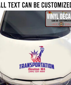 Personalized Company Name With Statue Of Liberty Sticker 11067
