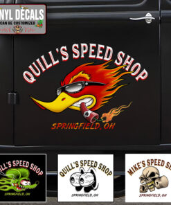 Personalized Company Sign Sticker 12002