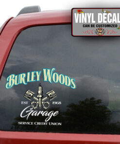 Personalized Crossing Piston And Spark Plug Sticker 11015