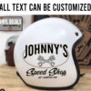Personalized Crossing Piston Lettering Sticker 12079