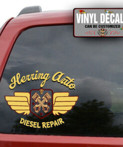 Personalized Crossing Piston Sticker 11496