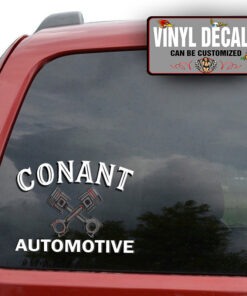 Personalized Crossing Piston Sticker 11653