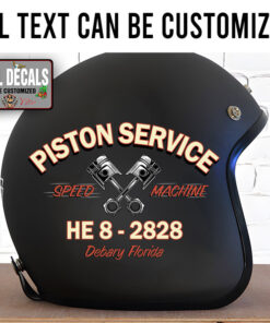 Personalized Crossing Piston Sticker 11880
