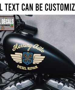 Personalized Crossing Piston Sticker 12007