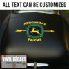 Personalized Deere Farm Lettering Vinyl Sticker 10829