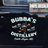 Personalized Distillery Lettering Vinyl Sticker 10585