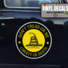 Personalized Don't Tread On Me Sticker 11412