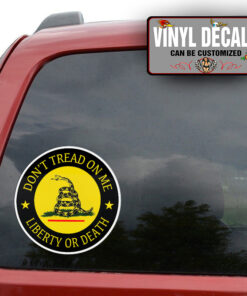Personalized Don't Tread On Me Sticker 11412