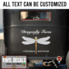 Personalized Dragonfly Farm Sticker 11033