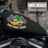 Personalized Duck Spirit Racer Motorcycle Gas Tank Decal 11768