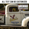 Personalized Eagle Freight Service Sticker 12090