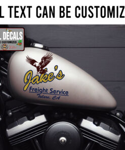 Personalized Eagle Freight Service Sticker 12090