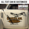 Personalized Eagle Trucking Company Sticker 12091