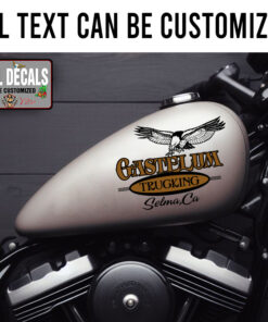 Personalized Eagle Trucking Company Sticker 12091