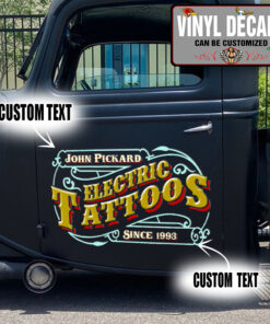 Personalized Electric Tattoos Vinyl Sticker 10311