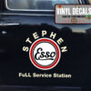 Personalized Esso Lettering Vinyl Sticker 10557