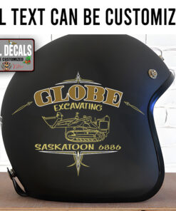 Personalized Excavator Pinstriping Sticker 11916