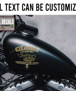 Personalized Excavator Pinstriping Sticker 11916