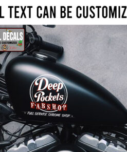 Personalized Fabrication Shop Lettering Sticker 11915