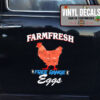 Personalized Farm Fresh Free Range Eggs Sticker 11699